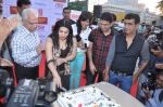 Rohan Sippy, Ramesh Sippy, Kiran Juneja, Divya Khosla Kumar, Bhushan Kumar at Nautanki Saala first look launch in Andheri, Mumbai on 23rd Jan 2013 (26).JPG